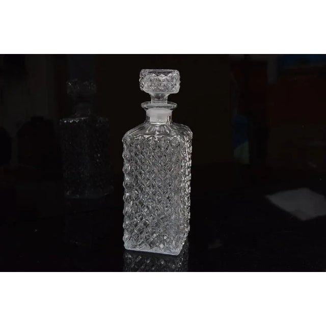 Made in Czechoslovakia Made of crystal glass Re-polished Good original condition.