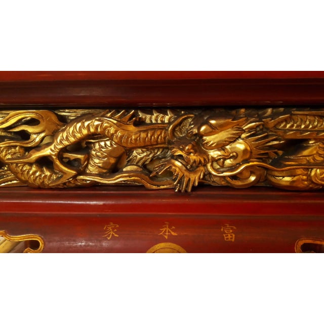 Japanese Lacquered Altar Table, 1938 For Sale - Image 10 of 12