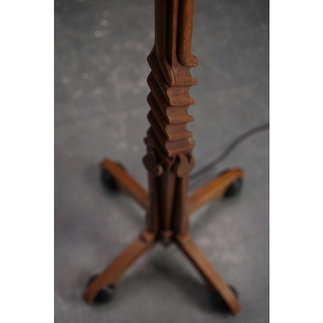 Amsterdamse School Standing Lamp, 1920s For Sale - Image 10 of 15