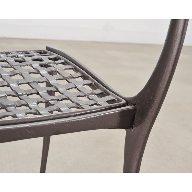 Set of Four Dan Johnson Brown Jordan Sol Y Luna Dining Chairs For Sale - Image 13 of 18