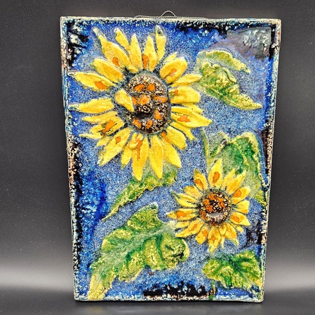 1960s Vintage Ceramic Wall Tile from Meschede, 1967 For Sale - Image 5 of 5
