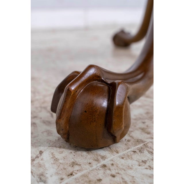 Kittinger Ball & Claw Mahogany Tilt Top Table For Sale - Image 11 of 12