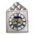 Vintage French Palley Ceramic Clock For Sale