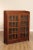 High Quality Antique Early 20th Century Solid Oak Bookcase with Pair of Glazed Doors Opening to Three Shelves By L. & J.G....