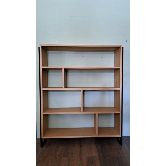 Wood Vintage Wooden and Iron Bookcase Shelf, 2010s For Sale - Image 7 of 7