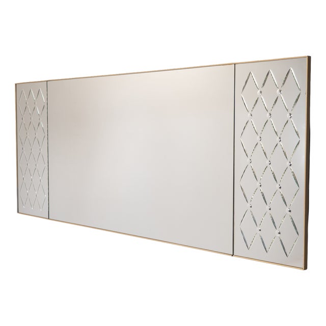 Large Landscape Mirror, 1960s For Sale