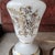 Vintage French Pair of Handcrafted White & Gold Floral Design Table Lamps 13" Tall For Sale - Image 9 of 18