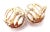 Verdura Vintage Diamond Mabe Pearl Yellow Gold & Platinum Large Earrings, Pair For Sale In Philadelphia - Image 6 of 13