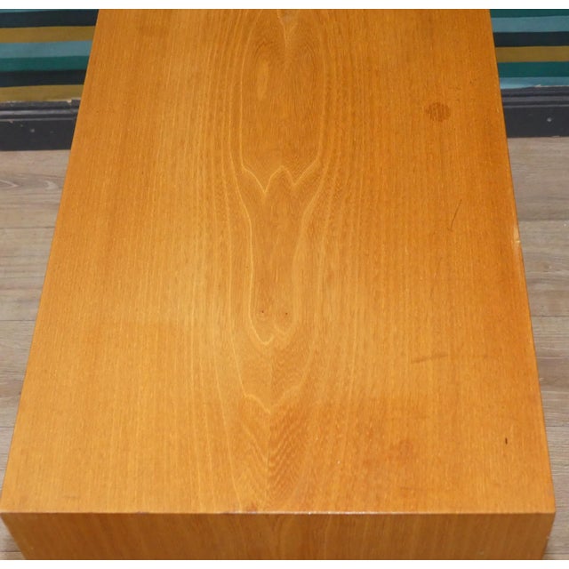 Display Cabinet in Elm and Glass, 1960s For Sale - Image 13 of 16