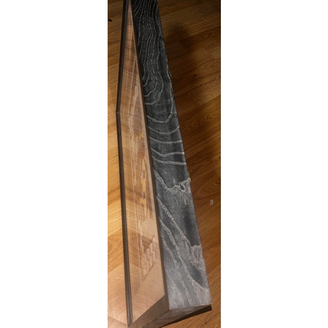 Glass Ben Kikuyama Cat Nervous Collage Hand Signed 1996 Framed For Sale - Image 7 of 18