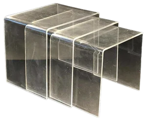 French Nesting Tables, 1970s, Set of 3