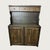 American The Colonial - Handcrafted Early American Step-Back Dry Sink / Hutch in Reclaimed Pine (Black/Distressed Finish) For Sale - Image 3 of 3
