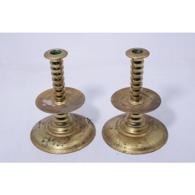 Age: Approx: 50 Years Old Details: CW-16-13 High Quality Construction Solid Brass Hardware Older Vintage Set Wax Drips...