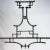 Vintage Black and Gold Bamboo-Inspired Iron 60-Inch Double-Ended Pool Table/Long Dining Table Pendant Light For Sale - Image 10 of 12