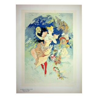 Jules Cheret, La Comédie, 1900, Original Lithograph For Sale