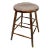 Vintage Turned Wood Stool For Sale