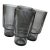Gray Danish Modern Tumblers - Set of Four For Sale