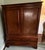 Late 19th Century George II Style Dwarf Linen Chest in Cherry With Paneled Doors and Drawers For Sale - Image 5 of 11