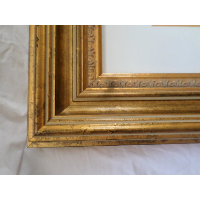 1970s "Purple Gallinule Bird in Pond" Watercolor Painting, Framed For Sale - Image 10 of 13