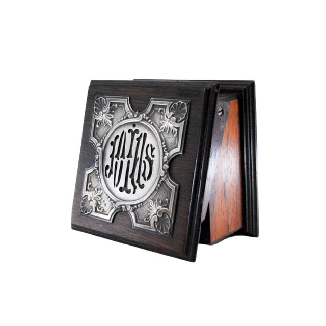 Wooden Velvety Pink Jewelry Box with Silver Applications and the Words Jewel, in Good conditions.