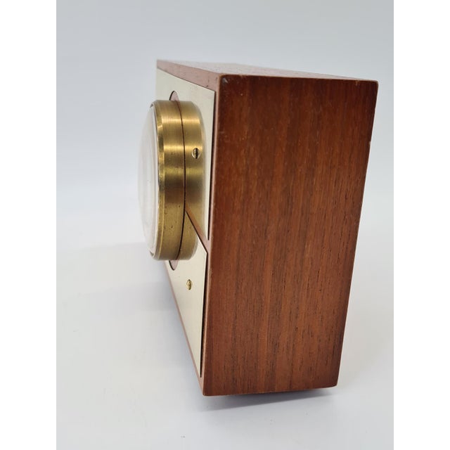 Modernist Table Clock from Weimar Quartz, Germany, 1970s For Sale - Image 6 of 14