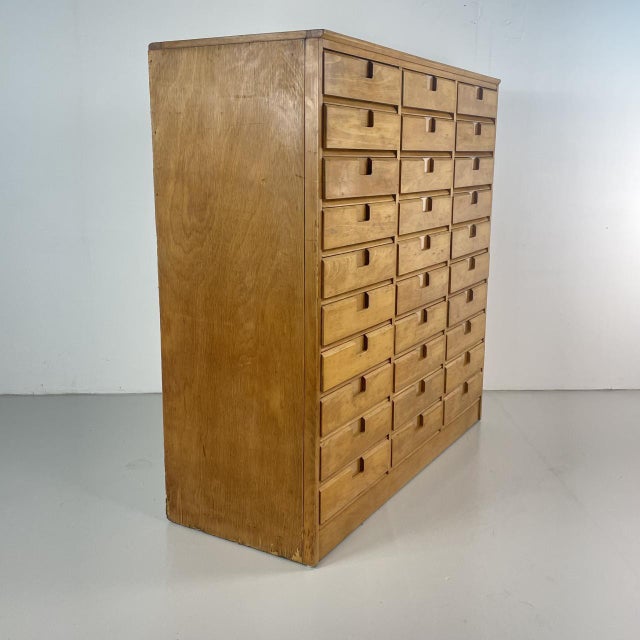 Mid-Century Haberdashery Bank of Drawers, 1940s For Sale - Image 13 of 15