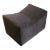Milo Baughman for Thayer Coggin Saddle Ottoman in Velvet For Sale