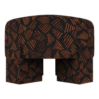 Collector Cassette Pouf in Marine Kuba by Alter Ego Studio For Sale