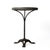 French Antique French Iron Base Bistro Table With Marble Top For Sale - Image 3 of 7