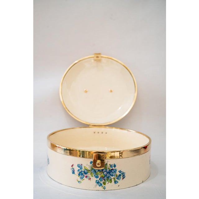 Metal Vintage Art Deco Bread Box, Vienna, 1920 For Sale - Image 7 of 11