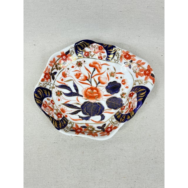 Vintage Asian Floral Serving Dish For Sale In New Orleans - Image 6 of 8