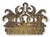 Antique English Brass Crown Wall Pocket For Sale - Image 4 of 6
