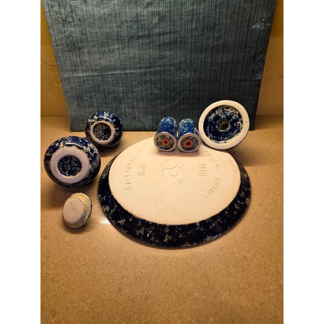 1970s Collection of Bennington Pottery Serveware Items - Set of 6 For Sale - Image 9 of 16