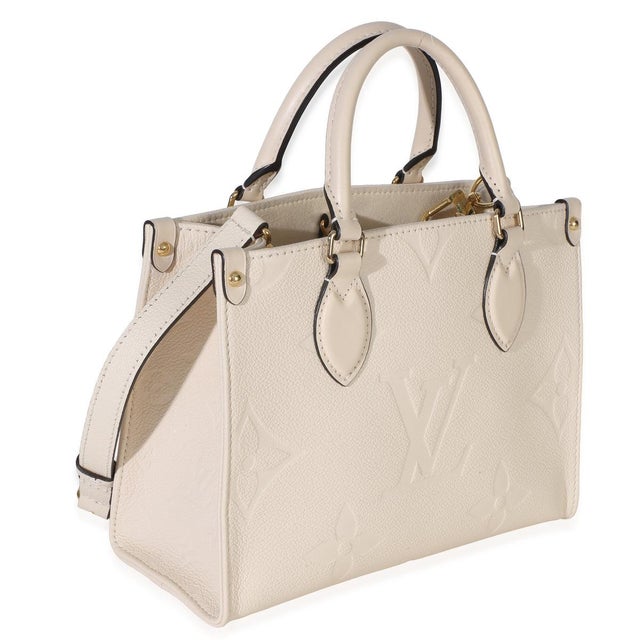 Contemporary Cream Monogram Empreinte Giant Onthego BB For Sale - Image 3 of 9