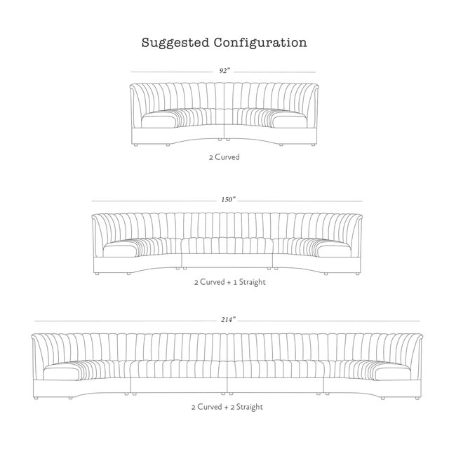 Textile Matthew Izzo Home Estelle Oatmeal Velvet Outside Corner Banquette Sofa For Sale - Image 7 of 7