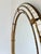1980s Vintage Spanish Venetian-Style Wall Mirror, Oval, Brass, 1980s Hollywood Regency For Sale - Image 5 of 7