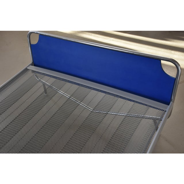 Metal Chrome-Plated Tubular Steel Bed by Wim Rietveld, 1950s For Sale - Image 7 of 10