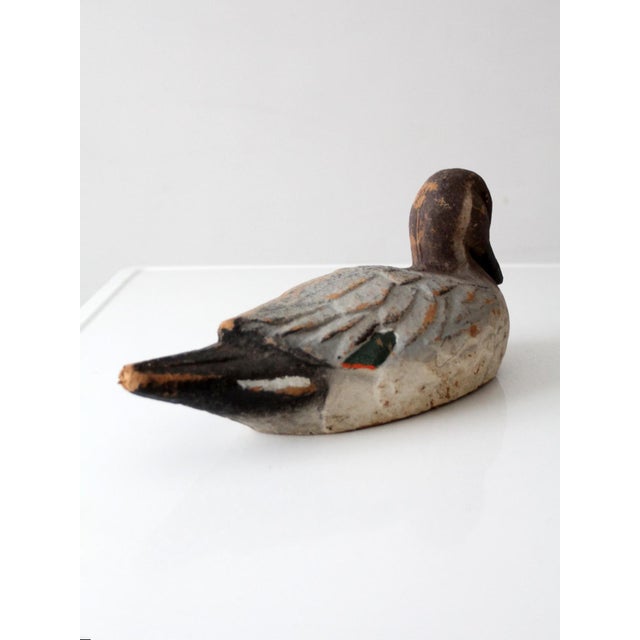 Vintage Carry Lite Mallard Hen Duck Decoy For Sale - Image 9 of 12