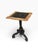 Antique Ebony & Giltwood Marble Top Tripod Pedestal Table For Sale - Image 4 of 6