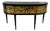 French Art Deco Black and Gold Sideboard, Late 1940s For Sale
