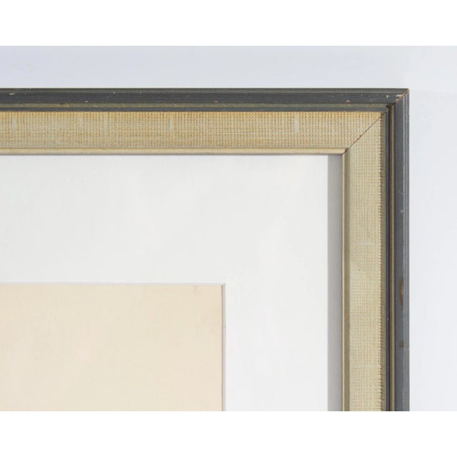 Abstract 1970 Ink and Pencil Drawing of a Woman by Harry Hilson For Sale - Image 3 of 8