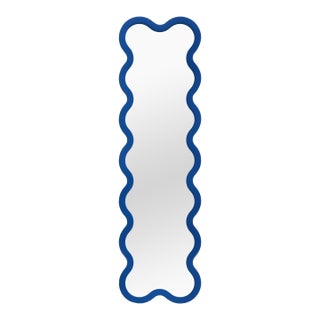 Statement Contemporary Wavy Wall Mirror – Hvyli 14 Designed by Ivan Voitovych For Sale