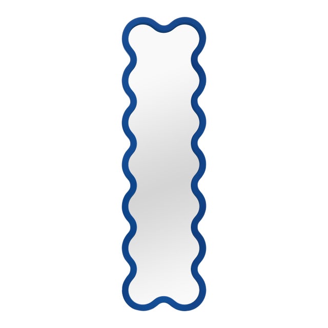 Statement Contemporary Wavy Wall Mirror – Hvyli 14 Designed by Ivan Voitovych For Sale