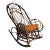 19thc Childs Bentwood Rocker W/Suede Seat Cushion For Sale
