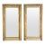 Pair of 19th C. Italian Door Surrounds W/ Antique Mirror For Sale