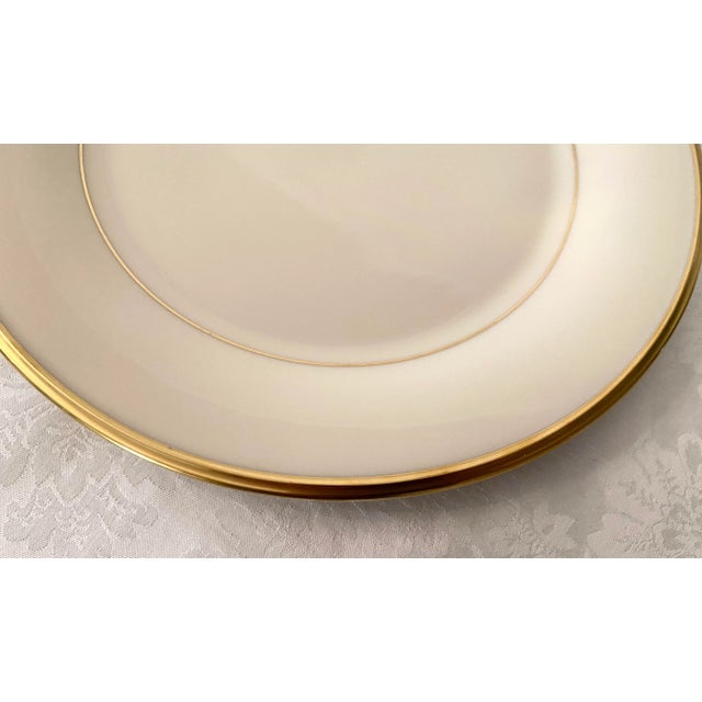 Lenox Late 20th Century Century Lenox Eternal Salad Plate Excellent "Mint" Condition For Sale - Image 4 of 7