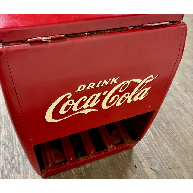 Vintage C. 1940s Westinghouse Coca-Cola Bottle Cooler For Sale - Image 13 of 16