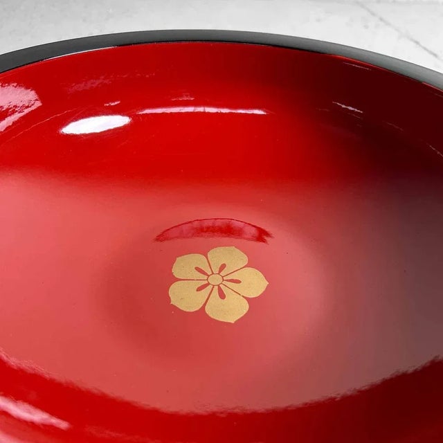 Mid-Century Shōwa Wooden Urushi Bowl, Japan, 1970s For Sale - Image 6 of 10