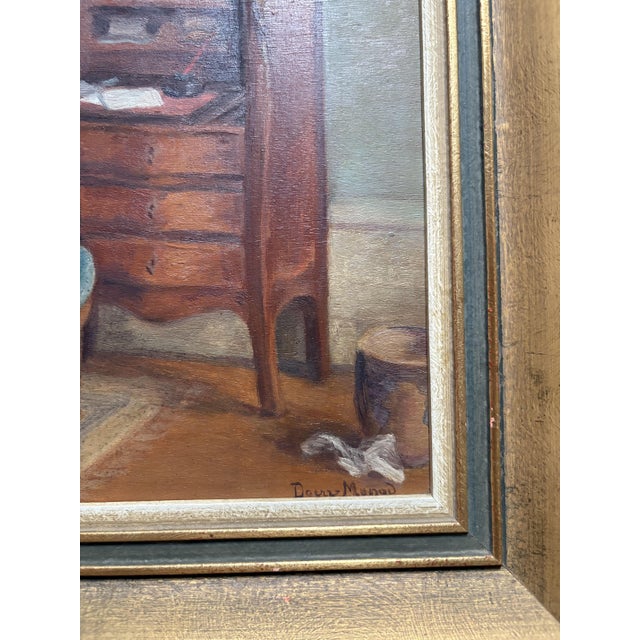 Marie Louise Doerr-Monod, House, 1890s-1900s, Painting, Framed, in Very Good conditions. Designed 1890 to 1919 This piece...