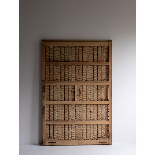 Japanese Antique Huge Door " Wall Decoration " 1860s-1900s / Wabi Sabi" For Sale - Image 9 of 11